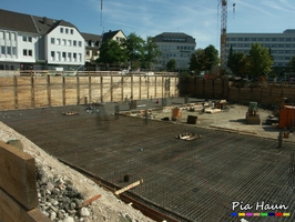 Neubau von Wohn- und Geschäftshäusern | Bitburg, Foto: © Ingenieurbüro Pia Haun - Trier